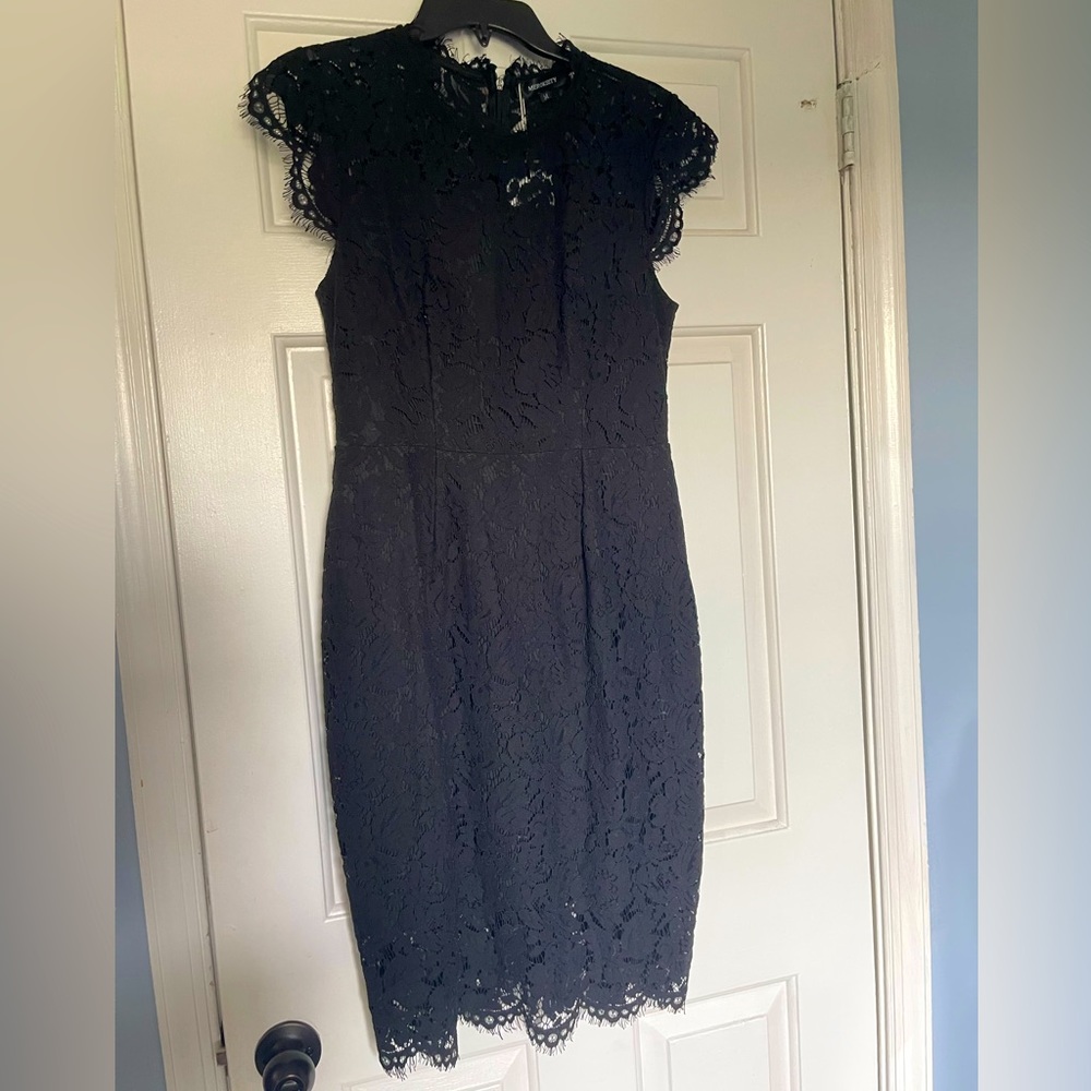 NWT Merokeety Black Lace Dress Size M